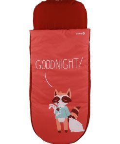 SAFETY FIRST Matelas Gonflable d'appoint Go Dodo, avec duvet intégré, de 3 à 8 ans,Rouge - Rouge