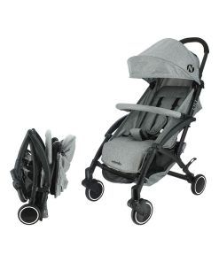 Poussette Compacte Lili 0-36 Mois – Légère Et Maniable - Gris
