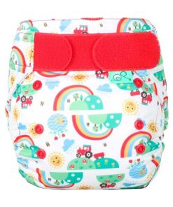 Couche lavable TE1 - EASYFIT - Taille Unique (3.5-15kg) - Happy Days - Multicolore