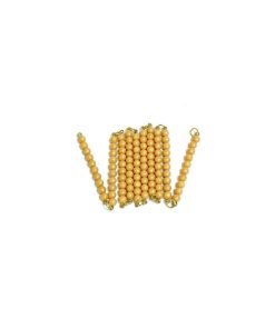 Chaine De 100 Perles Dorées - N/A
