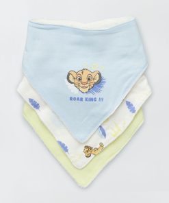 Lot de 3 bavoirs 'Roi Lion' de 'DS' - simba