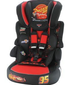 Siège Auto Beline Groupe 1/2/3 (9-36kg) - Cars Luxe - Noir Rouge Noir