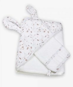 Cape De Bain Bébé Kinousses - Blanc