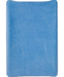Housse de matelas à langer en éponge 50x70 cm - Bleu Jean - Bleu