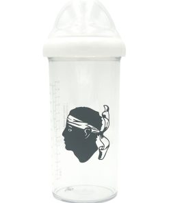 Biberon anti colique Testa Maure 360 ml - Noir