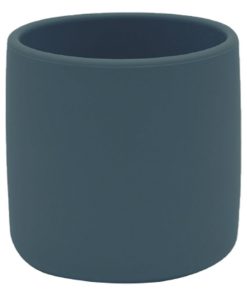 Gobelet bébé - verre en silicone - Bleu marine