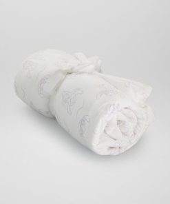 Couverture 'Stitch' en jersey - Blanc