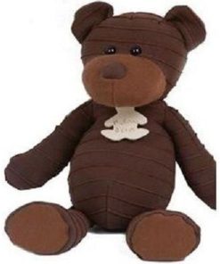 Doudou Histoire d'ours ours marron chocolat couture 27cms HO1070 - Marron