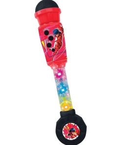 Microphone Miraculous Avec Tube Lumineux, Enceinte (entrée Auxiliaire), Mélodies Et Effets Sonores - N/A