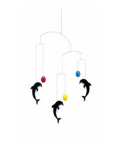 flensted Mobiles' 3 Dauphins - Jaune