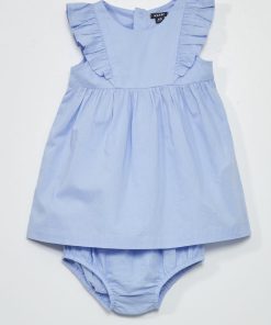 Robe en voile de coton - Violet