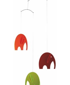 flensted Mobiles' Olephants Plexiglass - Orange