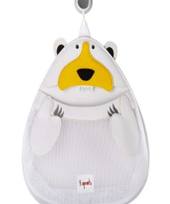 Filet de rangement jouets de bain Ours polaire - Blanc