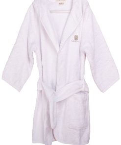 Eveil Et Nature Peignoir Coton Bio - Blanc