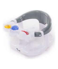Siège de bain gris et blanc - Blanc