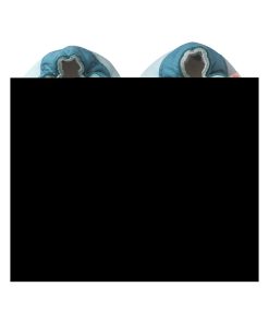 Chaussons Bébé Cuir Souple Nestor Les Dinosaures - Bleu