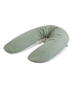 Tinéo - Coussin de maternité et d'allaitement éponge vert sauge - Vert