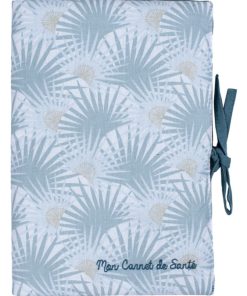 Protège carnet de santé Palmier céladon - Vert d'eau
