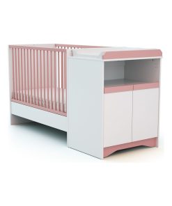 At4 - Lit Combiné Evolutif Cotillon - Rose