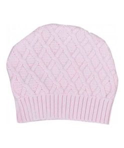 Bonnet en tricot doublé, LOAN - Rose