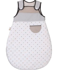 Gigoteuse douillette - coton Bio - toutes saisons - 'P'tit Basile' - Multicolore
