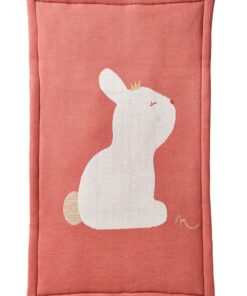 Tapis De Parc Et De Jeu En Tricot Lina & Joy (75 X 95 Cm) - Rose
