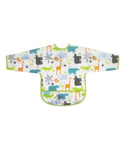 Bavoir Manches longues 2-4 ans White Jungle - Multicolore