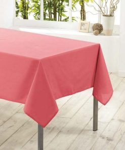 Nappe rectangle Collection Essentiel top couleur - Rose clair