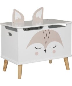 Coffre douceur renard - Blanc