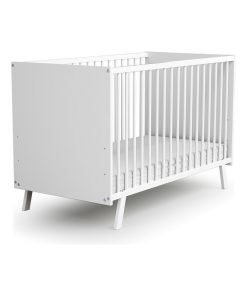 AT4 - Lit bébé 60x120 CARNAVAL - Blanc