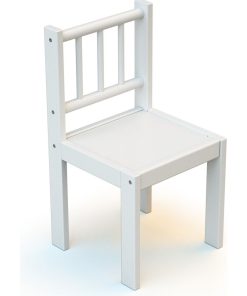 WEBABY - Chaise enfant Blanc - Blanc