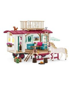 Figurines chevaux : Caravane pour les rencontres secrètes du club - N/A