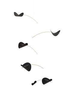 flensted Mobiles' Drifting Clouds Black - Vert