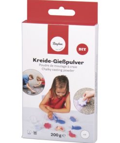 Poudre de moulage pour fabriquer sa craie 200 g - blanc - N/A