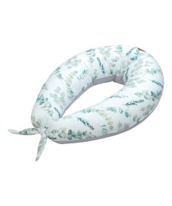 Coussin de maternité et d'allaitement + housse, Eucalyptus - Multicolore