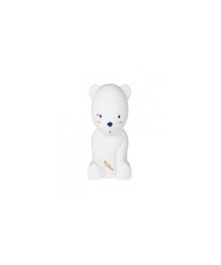 Petite Veilleuse Souple Ours Home (18 Cm) - Blanc