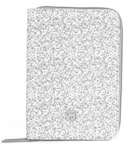 Protège carnet de santé Flower mellow gris - Gris