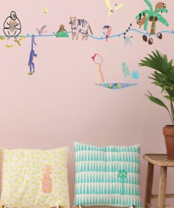 Frise murale Wild (5 m) - Bleu