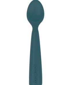 Cuillère bébé en 100% silicone - Bleu marine