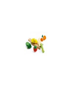 Fruits Et Legumes A Couper En Bois - N/A