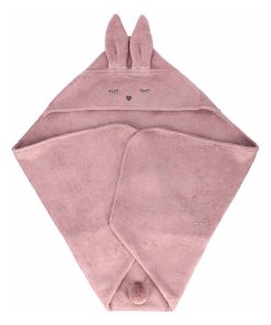 Cape de bain 100% bambou, Lapinou - Violet