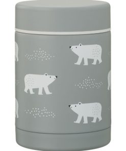 Thermos alimentaire Ours polaire (300 ml) - Gris