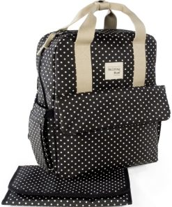 Sac à dos à langer Emily - Noir