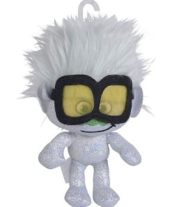 Doudou DS Personnage Gris Petit Diamant pantin - Trolls World Tour - Gris