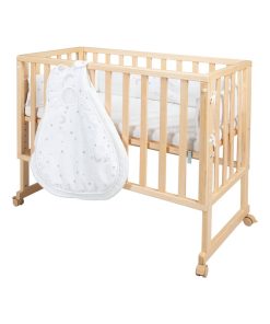 ROBA Berceau Cododo "Safe Asleep®" 3en1 + Équipement "Sternenzauber" - Marron clair