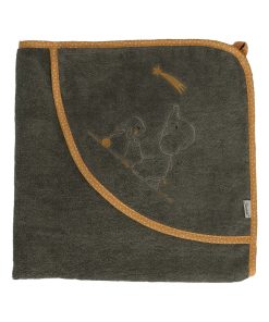 Sterntaler cape de bain GOTS 100x100 Eddy - Vert
