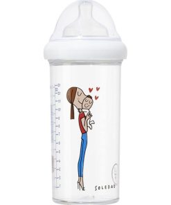 Biberon anti colique Maman-bébé (360 ml) - Blanc
