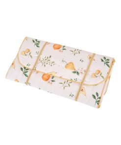 Tapis à langer nomade, Jardin d'été - Jaune