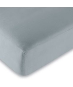 Drap housse 57 fils/cm² toutes dimensions - Gris perle