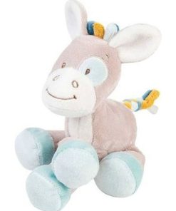 Doudou Nattou Cheval Beige Mini Hochet Pantin - Tim & Tiloo - Beige